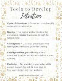 Tools to develop intuition