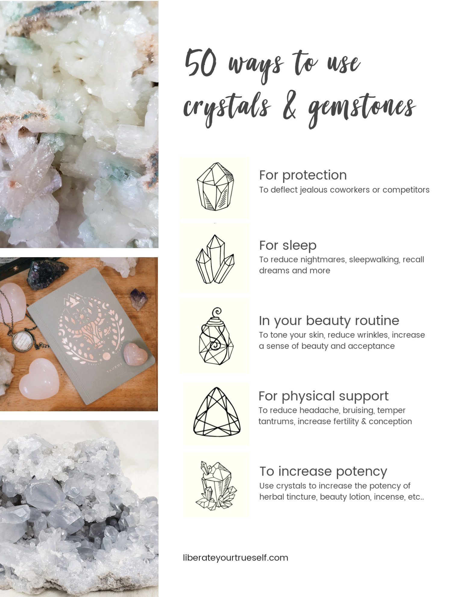 50 ways to use crystals