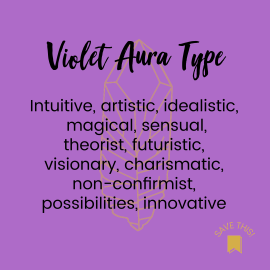 violet aura personality type description