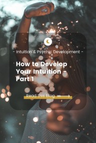 How to develop intuition Blog - woman with sparkles